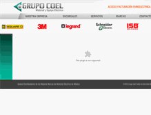 Tablet Screenshot of grupocoel.com